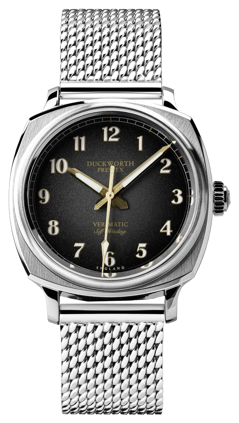 Duckworth Prestex Cadran Verimatic (39 mm) noir fumÃ© / montre