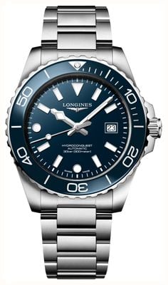 LONGINES ハイドロコンクエスト オートマチック (42mm) ブルーラッカーダイヤル / ステンレススチールブレスレット L37884966