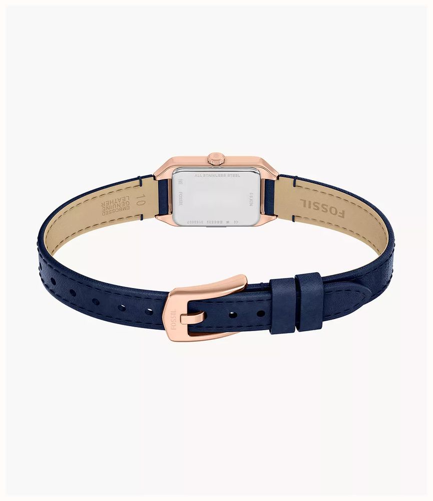 Fossil Raquel 18 mm Three-Hand Blue Leather ES5532 - alternative Ansicht 4