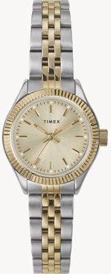 Timex レガシー ミニ (25mm) ゴールドサンレイダイヤル / ツートンステンレススチールブレスレット TW2W90900