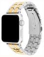 Coach Apple Watch Straps Two-Tone Stainless Steel Interchangeable Replacement Smart Watch Band 14700345 - 备用视图 2