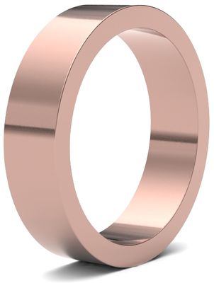 James Moore Wedding Rings | 9ct Rose Gold | 5mm | Medium | Flat | AG_5GMF-9R