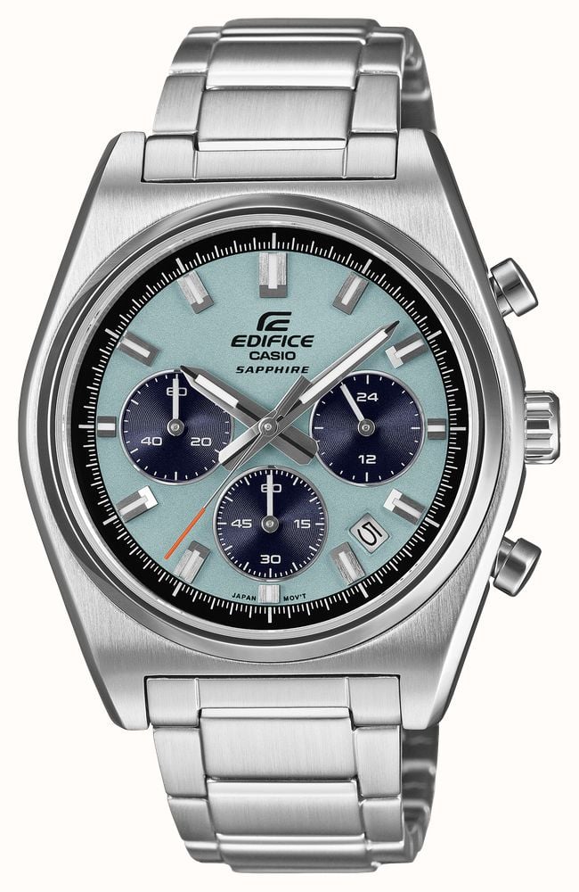 Casio EDIFICE Motorsports Chronograph (40mm) Sky Blue Dial