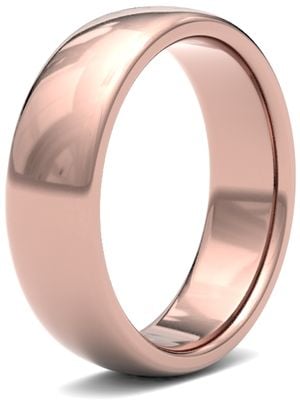 James Moore Wedding Ring  | 18ct Rose Gold | 6mm | Medium | Size Premium Court | AG_6GMP-18R AG_6GMP-18R
