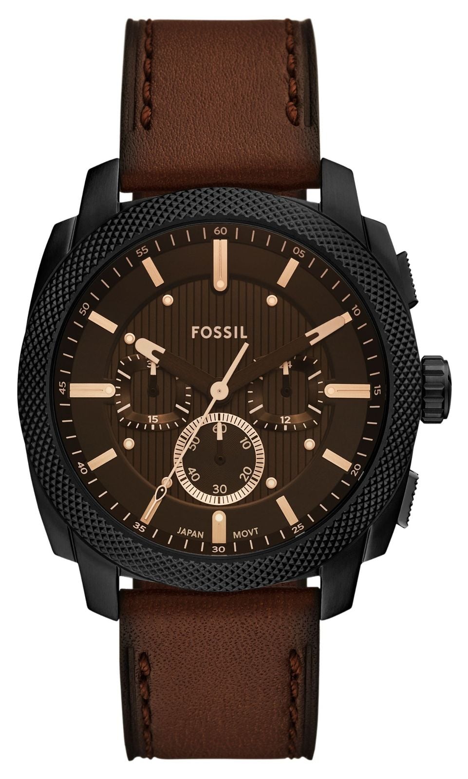 Fossil chronographe homme (44 mm) cadran noir / montre