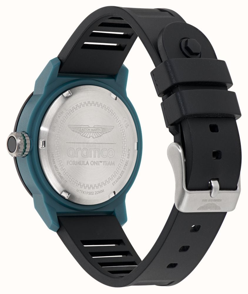 Aston Martin Aramco Formula One™ Team PDK W Quartz (40mm) Podium Green Dial / Black Silicone Strap Watch MTFK1F502 - alternative Ansicht 4