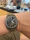 Customer picture of Marathon GPM Sage Green General Purpose Mechanical (34mm) Black Dial / Green Ballistic Nylon Strap WW194003SG-0103