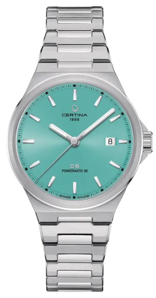Certina Ds-7 powermatic 80 (39mm) cadran bleu / bracelet montre-image-124973