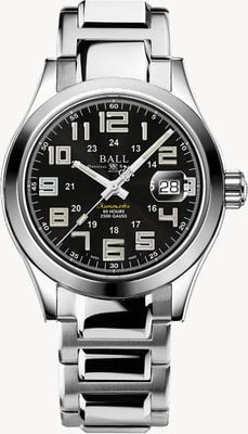 Ball Watch Company Engineer M Pioneer | 40mm | Limited Edition | Black Dial | Stainless Steel Bracelet | Rainbow Tubes NM9032C-S2C-BK2