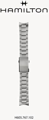 Hamilton Straps Bracelet-Set Steel For Khaki Converter H695767102