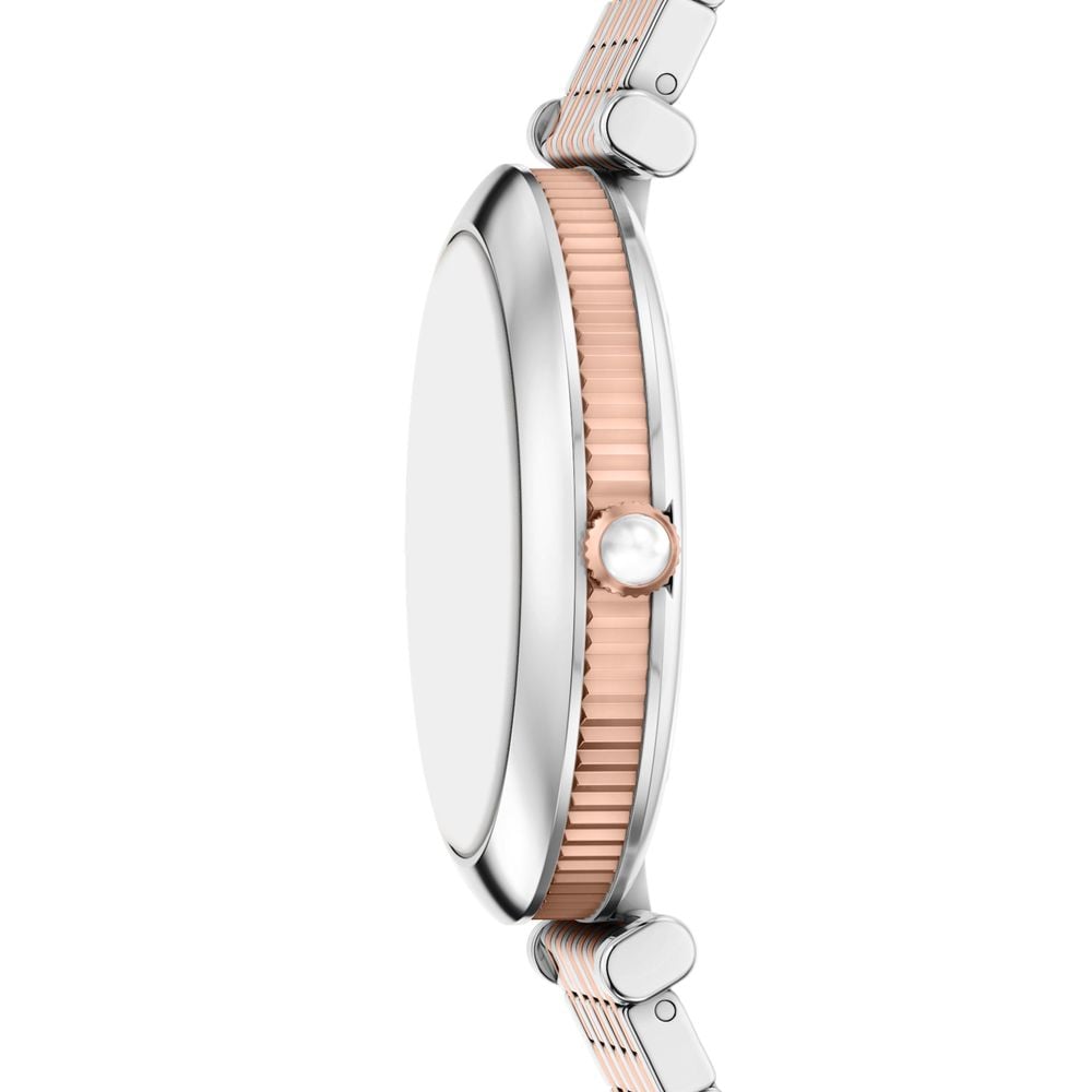 Emporio Armani Three-Hand Crystal Quartz (32mm) Mother-of-Pearl Dial / Two-Tone Stainless Steel Bracelet AR11808 - alternate view 4