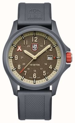 Luminox Bear Grylls Survival Land 3710 Series (43mm) Brown & Sand Dial / Grey Rubber Strap XB.3716