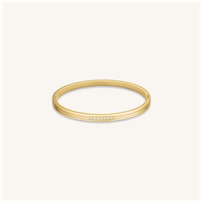 Rosefield Jewellery Striped Bangle With Crystals Watch JBSCG-J1037