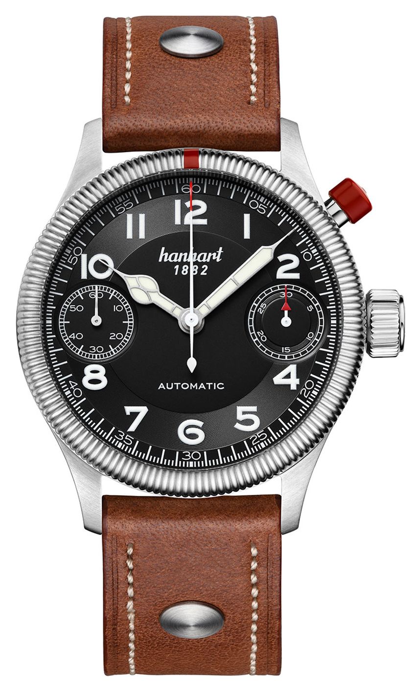 Hanhart Chronographe automatique Pioneer Monoscope (45 mm), montre