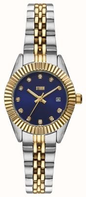 STORM Roxin Crystal Blue Petite (28mm) Midnight Blue Dial / Two-Tone Stainless Steel 47531/B