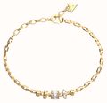 Guess Guess Jewellery Womens 8Mm Multi Charms Baguettes Bracelet UBB06329YGL