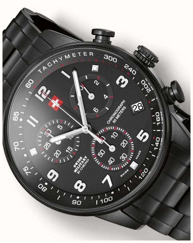 Swiss Military Men's Chronograph Watch 20042BPL-1RUB