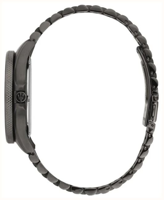 Maserati Dark Edition SFIDA 44mm Mens Gun Metal Bracelet Watch R8853154003 - alternate view 2