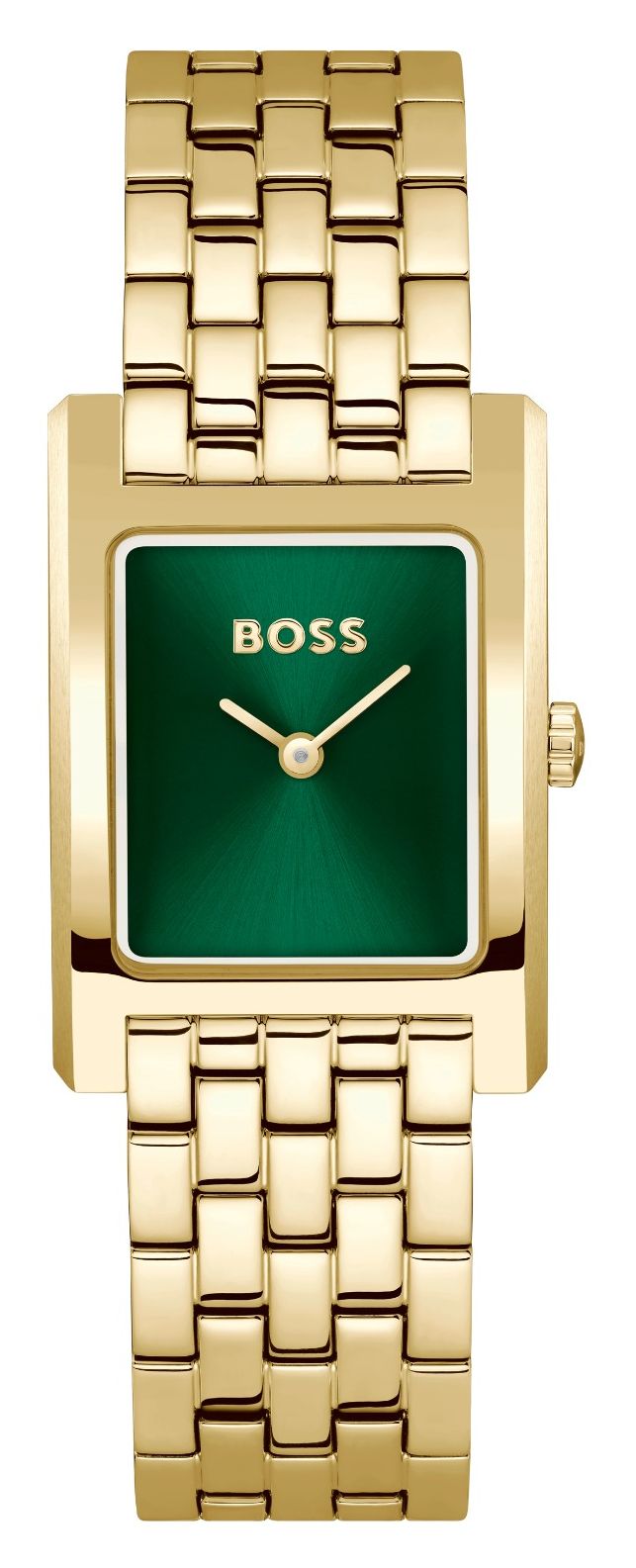 BOSS Lucy (22 mm) avec cadran vert soleillÃ© et montre