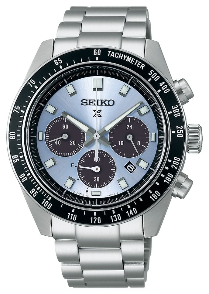 Seiko Chronographe solaire speedtimer Â« trophÃ©e de cristal montre