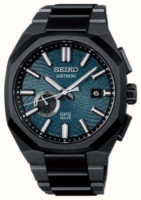 Seiko Astron 'Deep Night' 5X GPS Solar Chronograph (43.3mm) Black