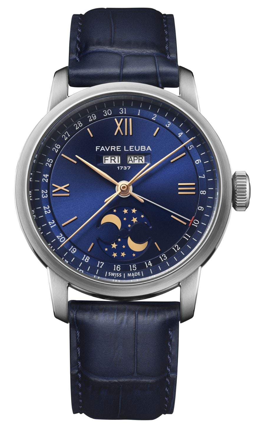 Favre Leuba automatique Ã  triple calendrier et montre