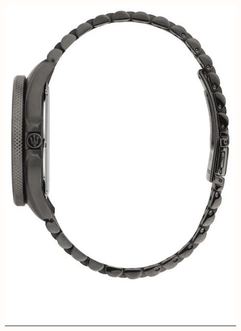Maserati Dark Edition SORPASSO 42MM Chronograph Gun Metal Bracelet And Dial R8873654002 - vue alternative 2