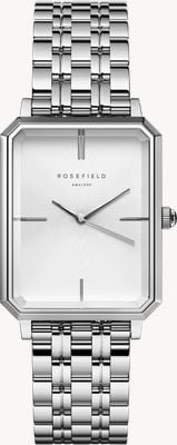 Rosefield Octagon (23mm) White Dial / Stainless Steel Bracelet OCWSS-O41