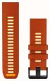 Garmin QuickFit Bands (26mm) Autumn Orange/Spark Orange Silicone with Black Hardware - Strap Only 010-14508-03