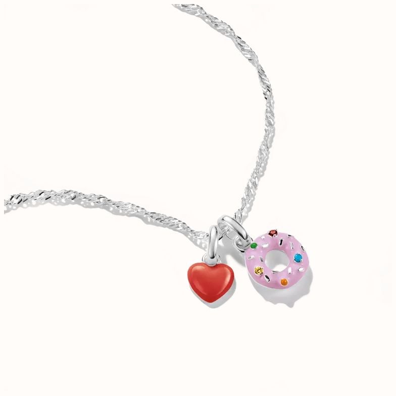 Thomas Sabo Donut Charm With Multicoloured Stones – Connect CC1367-M02-7 - alternatieve weergave 2