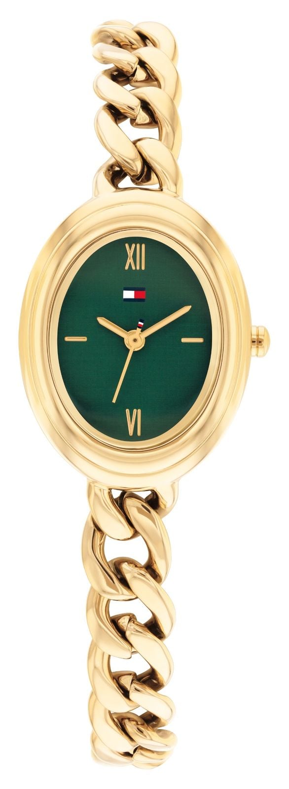 Tommy Hilfiger demi-ovale Ã  trois aiguilles Ã  montre