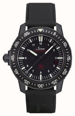 Sinn Ezm 3 s tegiment (41 mm) schwarzes Zifferblatt / schwarzes Silikonarmband 603.020 BLACK SILICONE