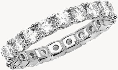 Sterling Silver Ladies CZ Ring (Size L) G7515/L