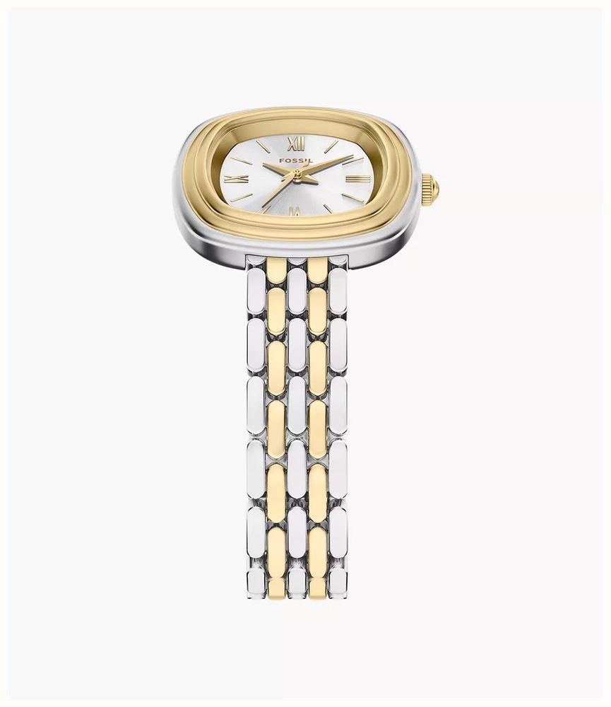 Fossil Emerson 30 mm Three-Hand Two-Tone Stainless Steel Fossil Watch ES5509 - alternate view 4