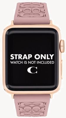 Coach Apple watch band (38/40/41mm) roze siliconen 14700040