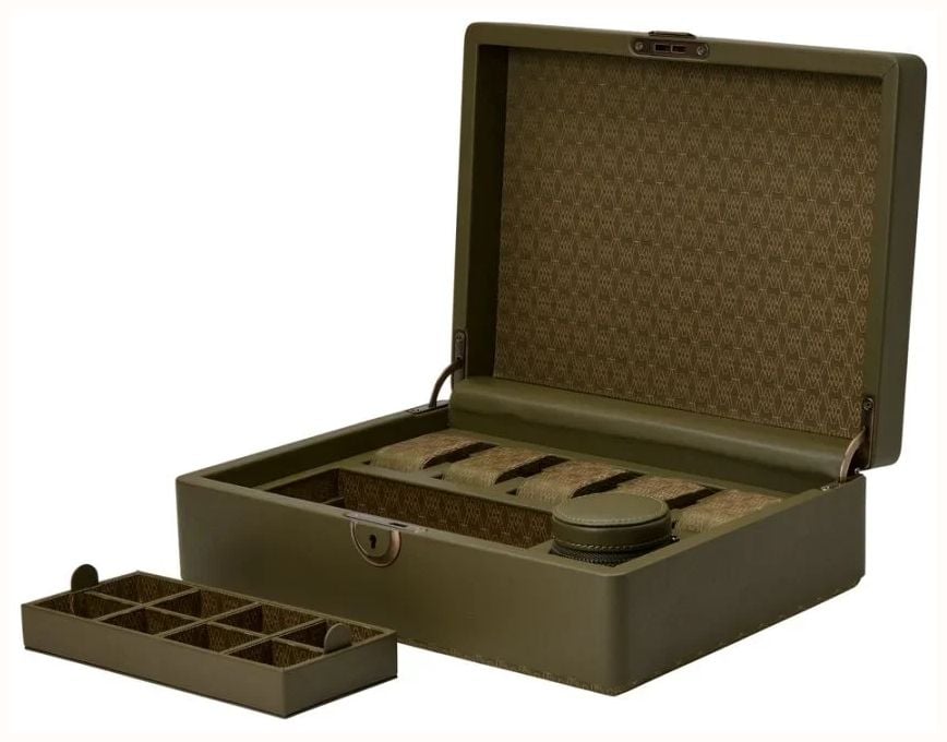WOLF Earth 5 Piece Watch Box With Storage 190941 - alternate view 3