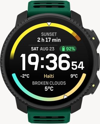 Suunto Vertical 2 AMOLED Outdoor-Abenteueruhr (49 mm) Kieferngrün SS051207000