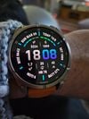 Customer picture of Garmin Fenix 8 47mm AMOLED Sapphire Premium Multisport GPS Smartwatch Titanium with Spark Orange Silicone 010-02904-11