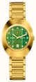 RADO DiaStar Original Automatic (30mm) Green Mosaic Dial / Yellow Gold PVD Stainless Steel Bracelet R12171313