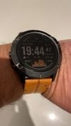 Customer picture of Garmin Alleen Quickfit 26 horlogeband, kastanje leer 010-12864-05