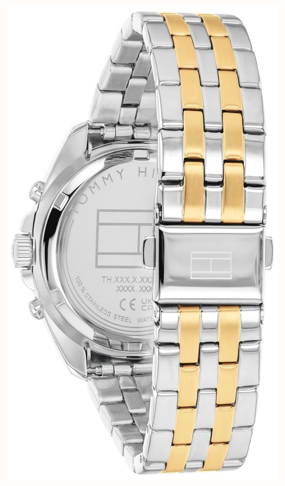 Tommy Hilfiger Mellie Two Tone Bracelet green Dial Watch 1782969 - vista alternativa 3