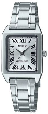Casio Винтажный классический (22 мм) серебряный циферблат / браслет из нержавеющей стали LTP-B150D-7BEF