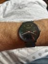 Customer picture of Mondaine Doppio Bauhaus Inspired (41mm) Black Dial / Black PVD Stainless Steel Mesh Bracelet MLE.41221.SM