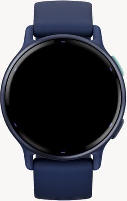Garmin Metaliczna, granatowa aluminiowa ramka Vivoactive 5 z granatową obudową i silikonowym paskiem 010-02862-12