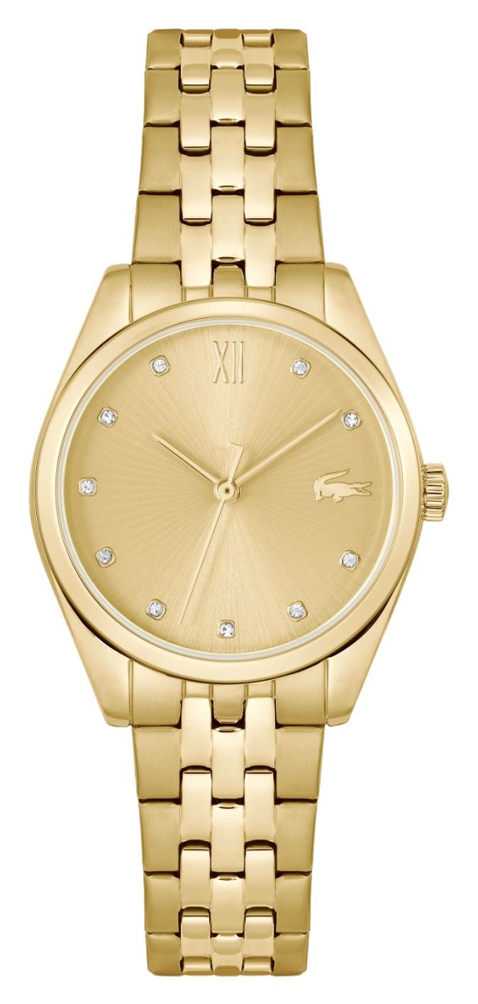 Lacoste Parisienne tuilerie quartz (30mm) cadran or / montre