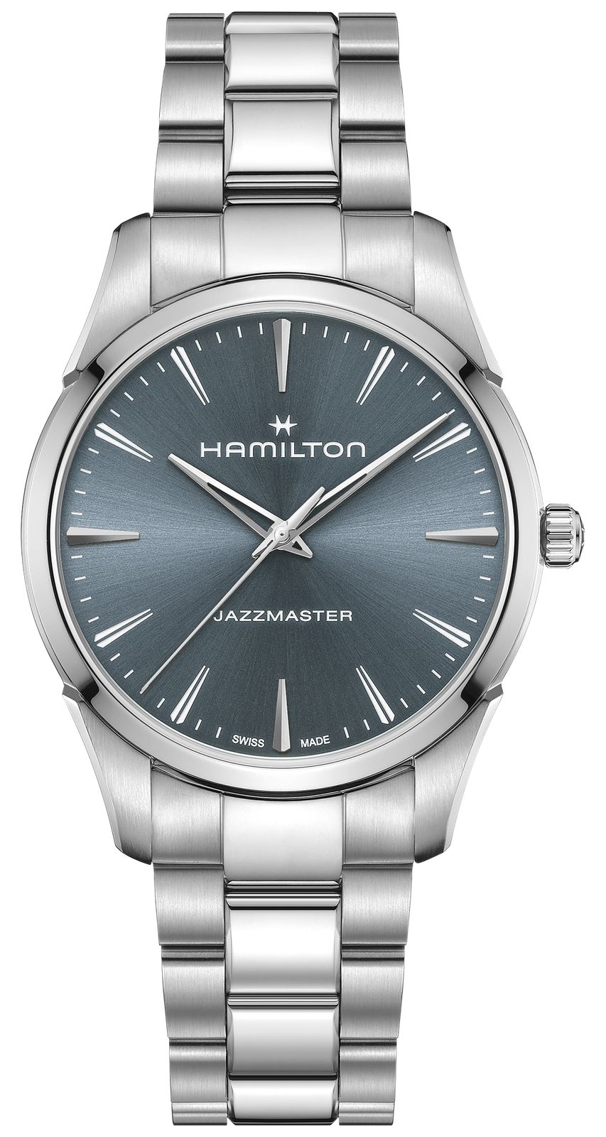 Hamilton Jazzmaster quartz (40 mm) cadran bleu soleillÃ© / montre
