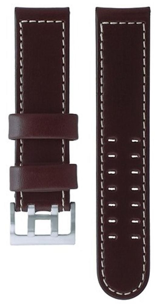 Hamilton Straps Bracelet en cuir marron aviation kaki - 22 montre
