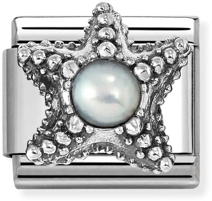 Nomination Classic Starfish White Pearl Charm 330511/09