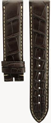 LONGINES マットブラウンアリゲーターストラップのみ 19mm/留め具なし L682119977