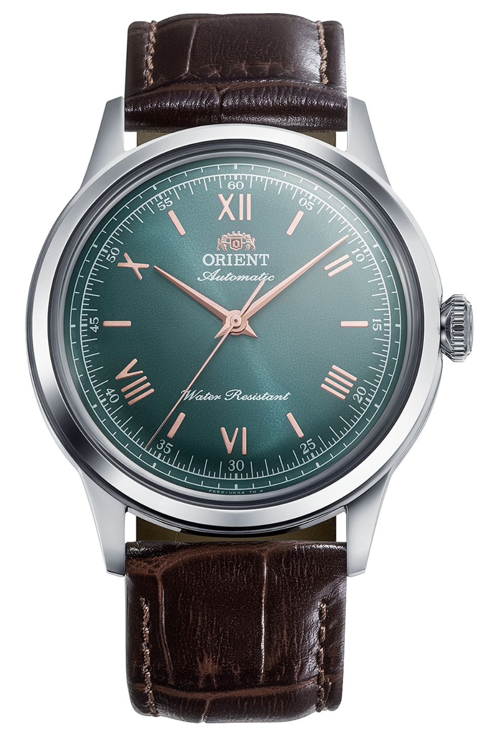 Orient Bambino Automatic 38mm Green Dial Brown Leather Watch Orient Bambino Automatic 38mm Green Dial Brown Leather Watch
